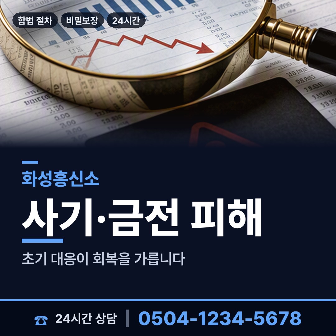 화성 동탄4동 민간조사업체 상담 안내
